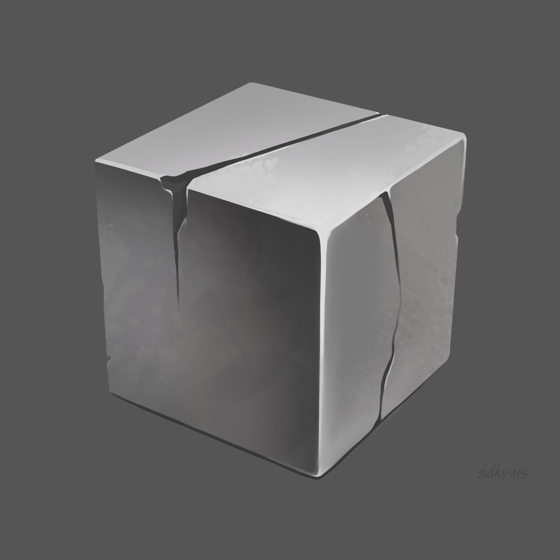 metal box texture