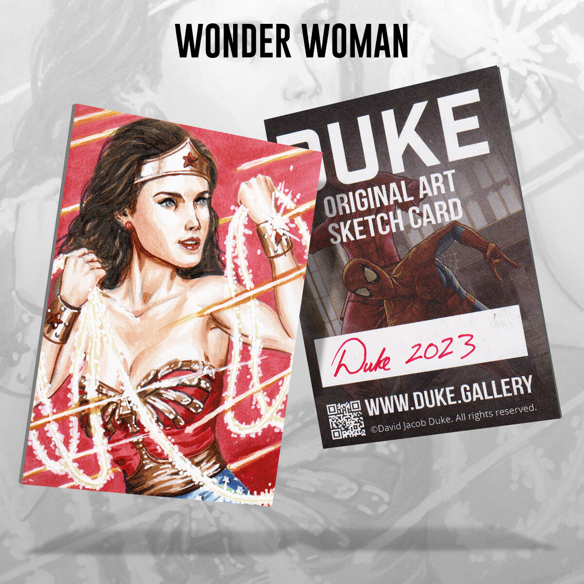 Wonder Woman sketch card  Gene Ha in Mickey Aldersons Wonder Woman Comic  Art Gallery Room