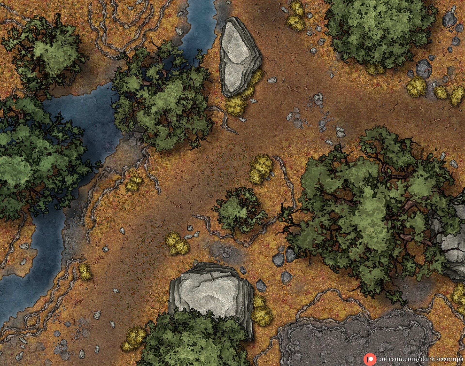 ArtStation Dirt Road - Darkless Maps Dirt Rox