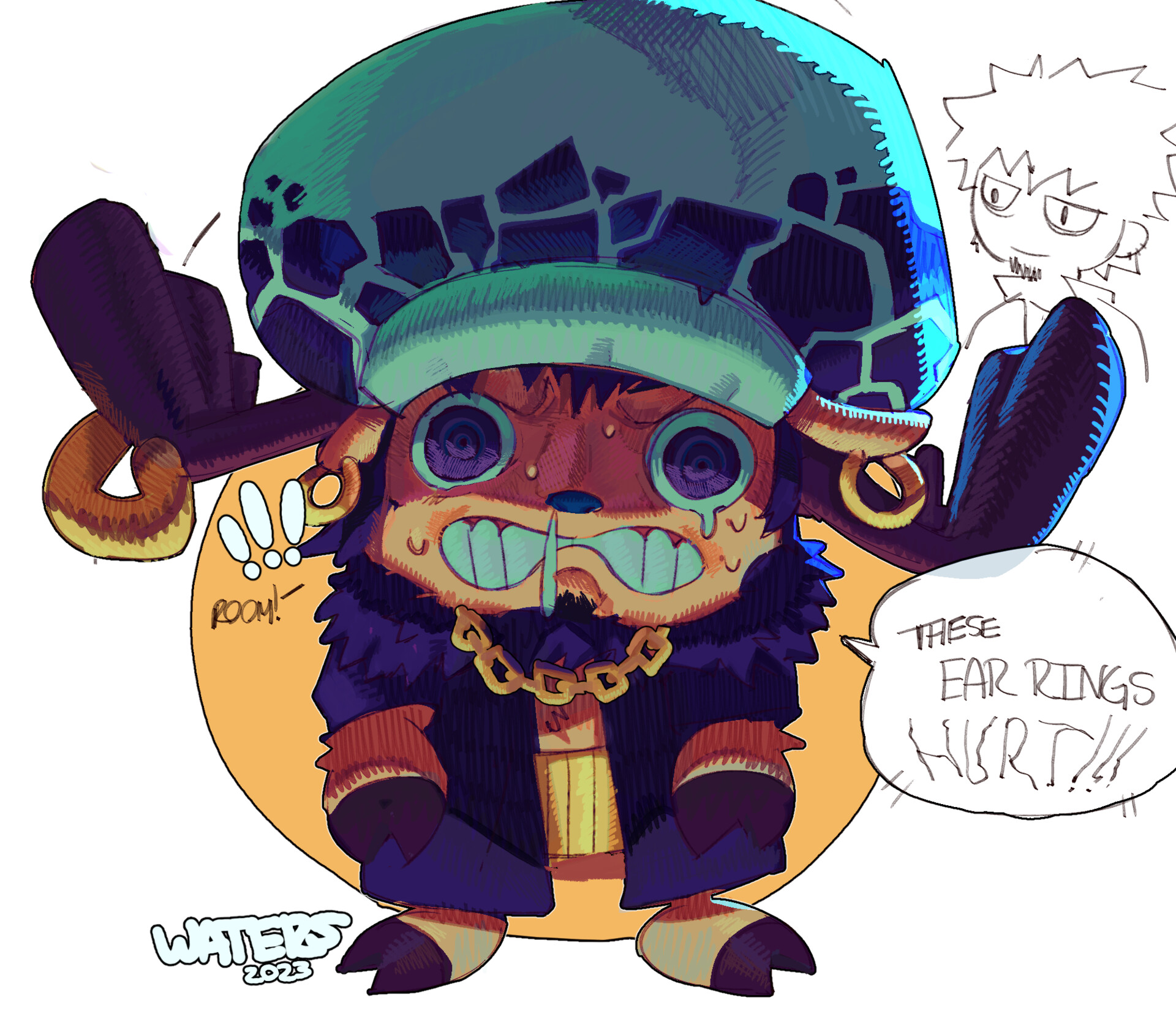 ArtStation ONE PIECE CHOPPER LAW COSPLAY