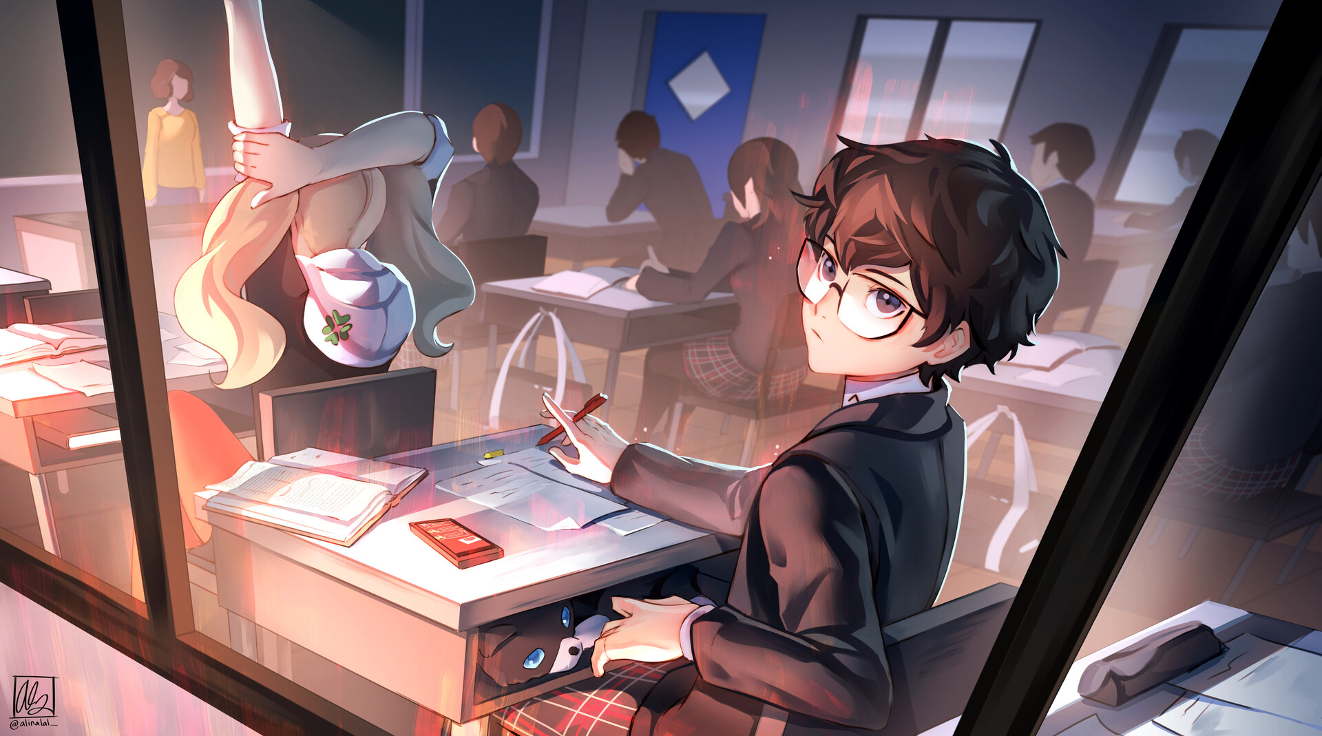 Persona 5 steam artwork design фото 40