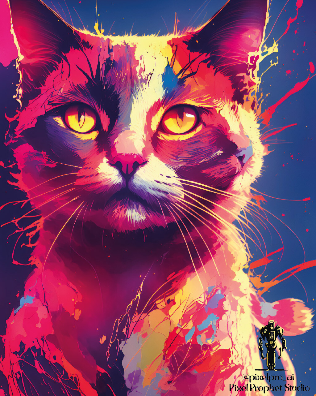 ArtStation - Pop Cat Pixel Art Animation