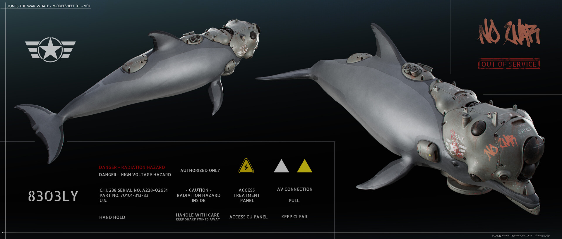 ArtStation - Jones the War Whale