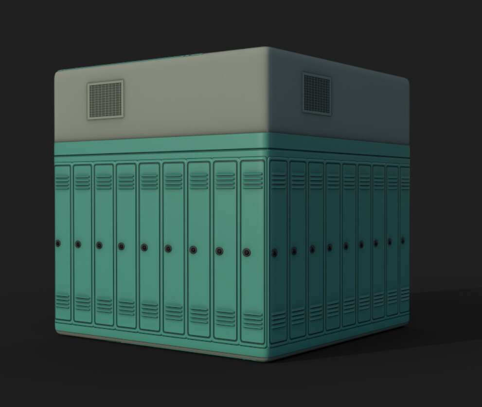 Stylized Lockers