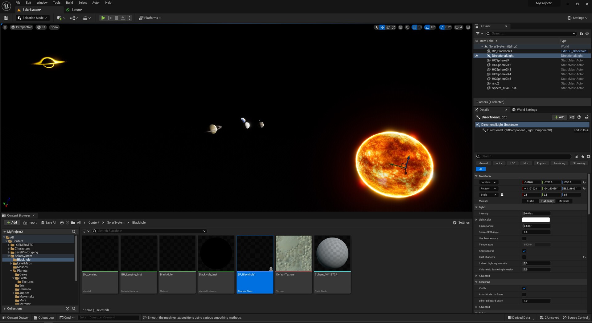 ArtStation - Freetime Personal Project - Space (WIP) UE5