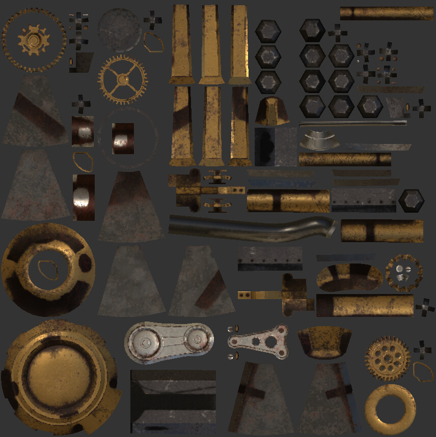 Material and UV Map Layout