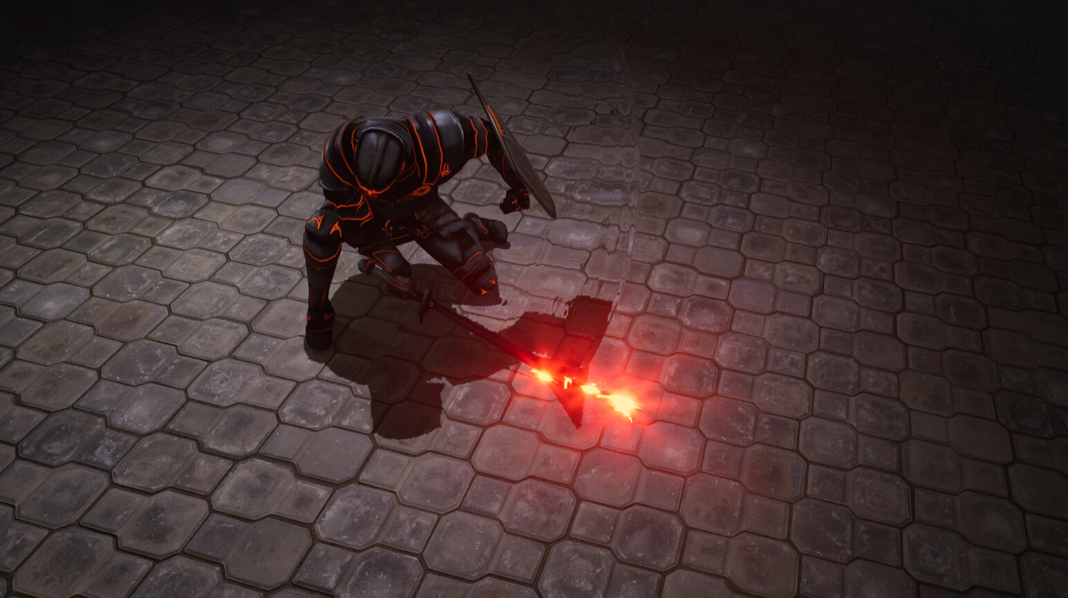 Explosion: crack decal