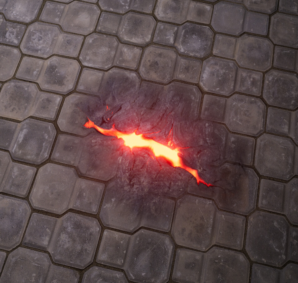 Explosion: decal detail, with height and normal