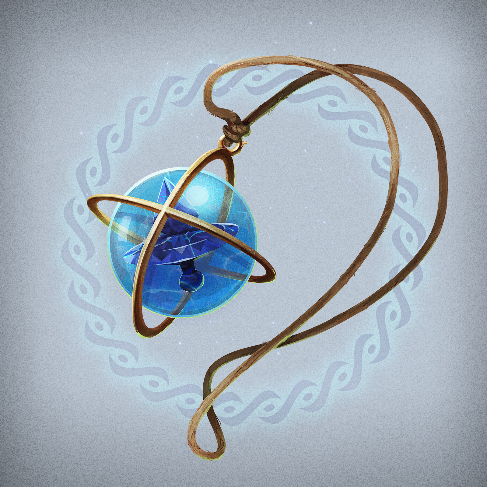 Sapphire Dragon Compass