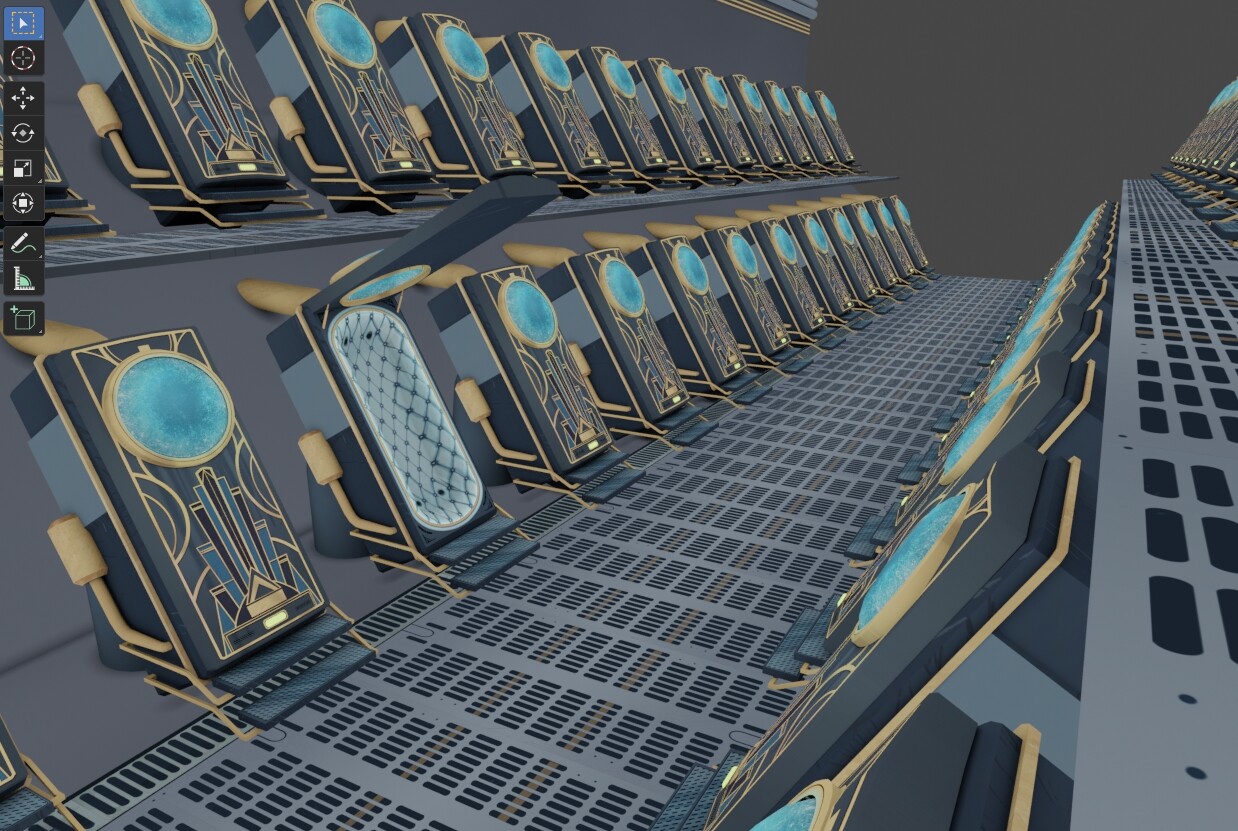 early interior design in blender