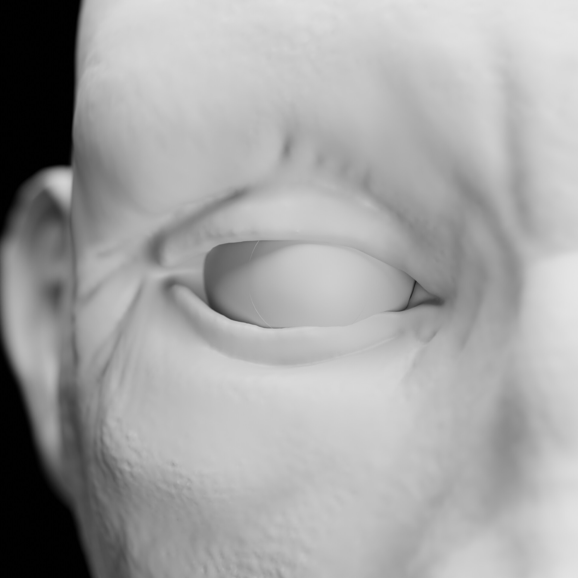 Human Head Sculpt made with Blender by KauheeApina on DeviantArt