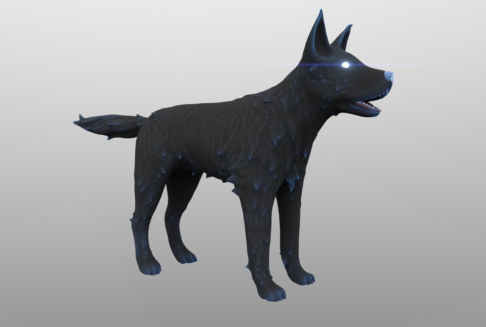 ArtStation - Loomian Legacy - Green Wisp Doggo