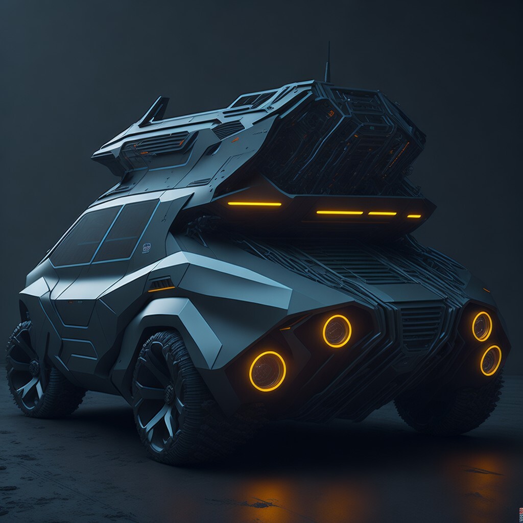 ArtStation - Futuristic sci-fi Lada Vesta