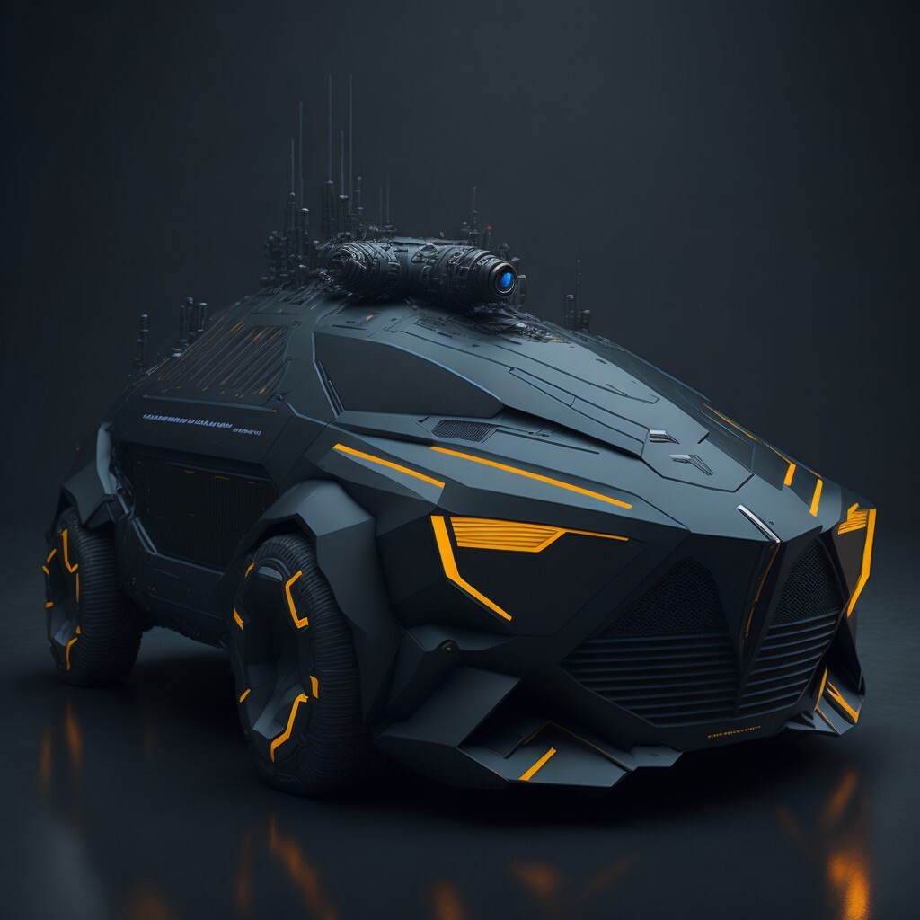 ArtStation - Futuristic cryptopunk Lada Vesta