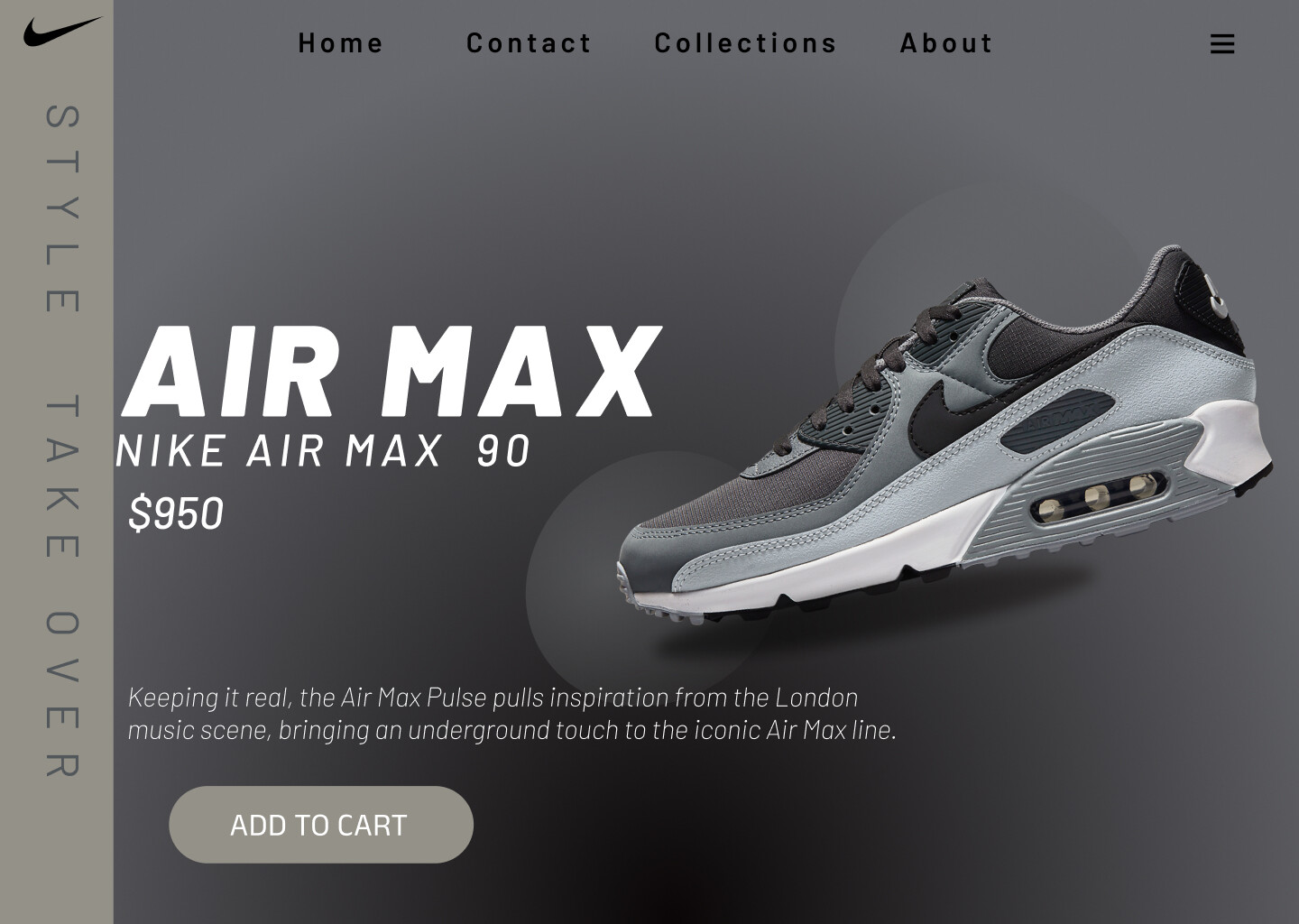 ArtStation - Nike Max UI design