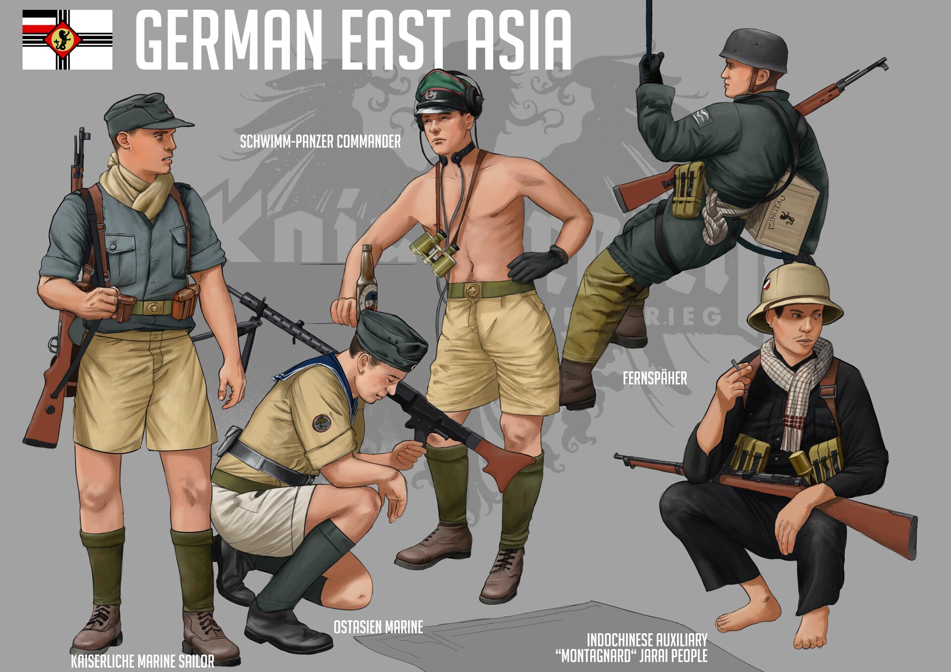 ArtStation Kaiserreich German East Asia