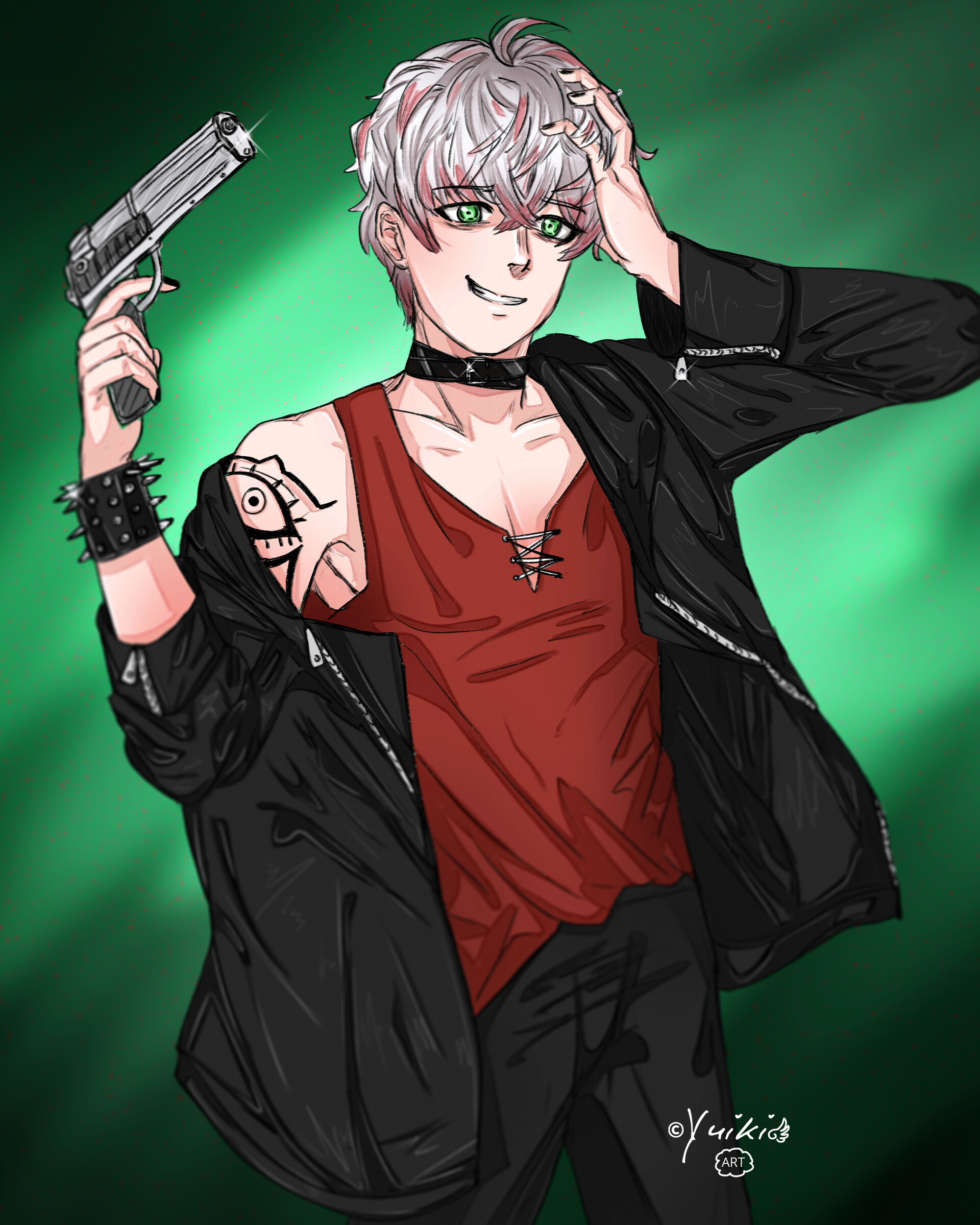 Saeran Unknown Mystic Messenger Otome Anime Painting - Etsy