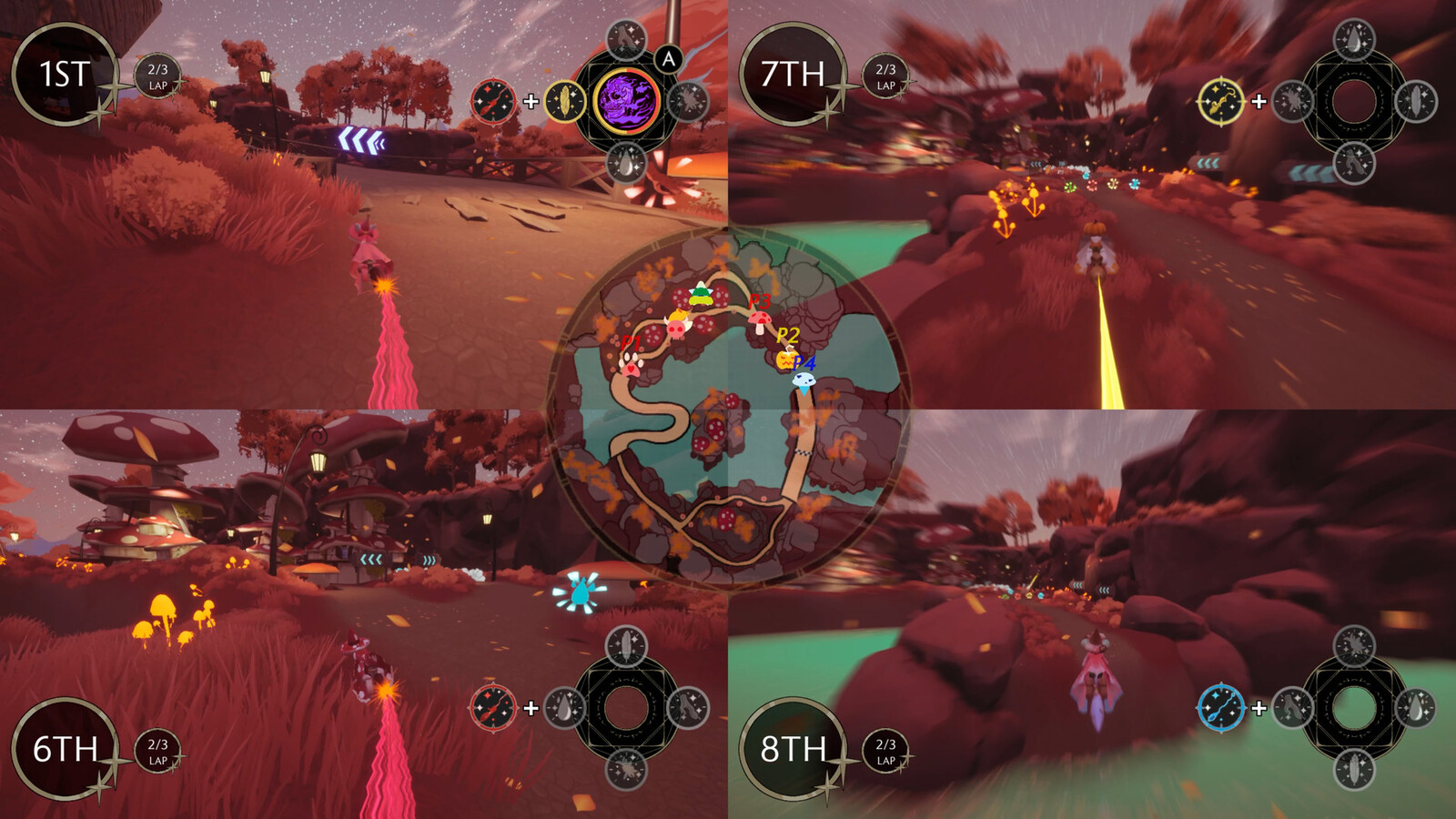 Portobello Pond local 4 player in-game screenshot.