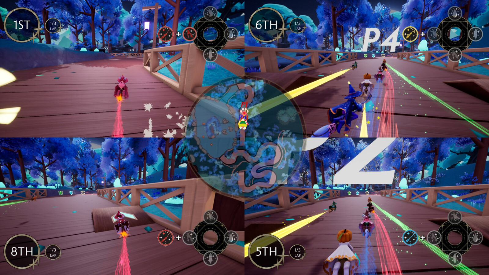 Lunar Lake local 4 player in-game screenshot.