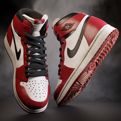ArtStation - Louis Vuitton x Nike Air Jordan 1 Retro High footwear
