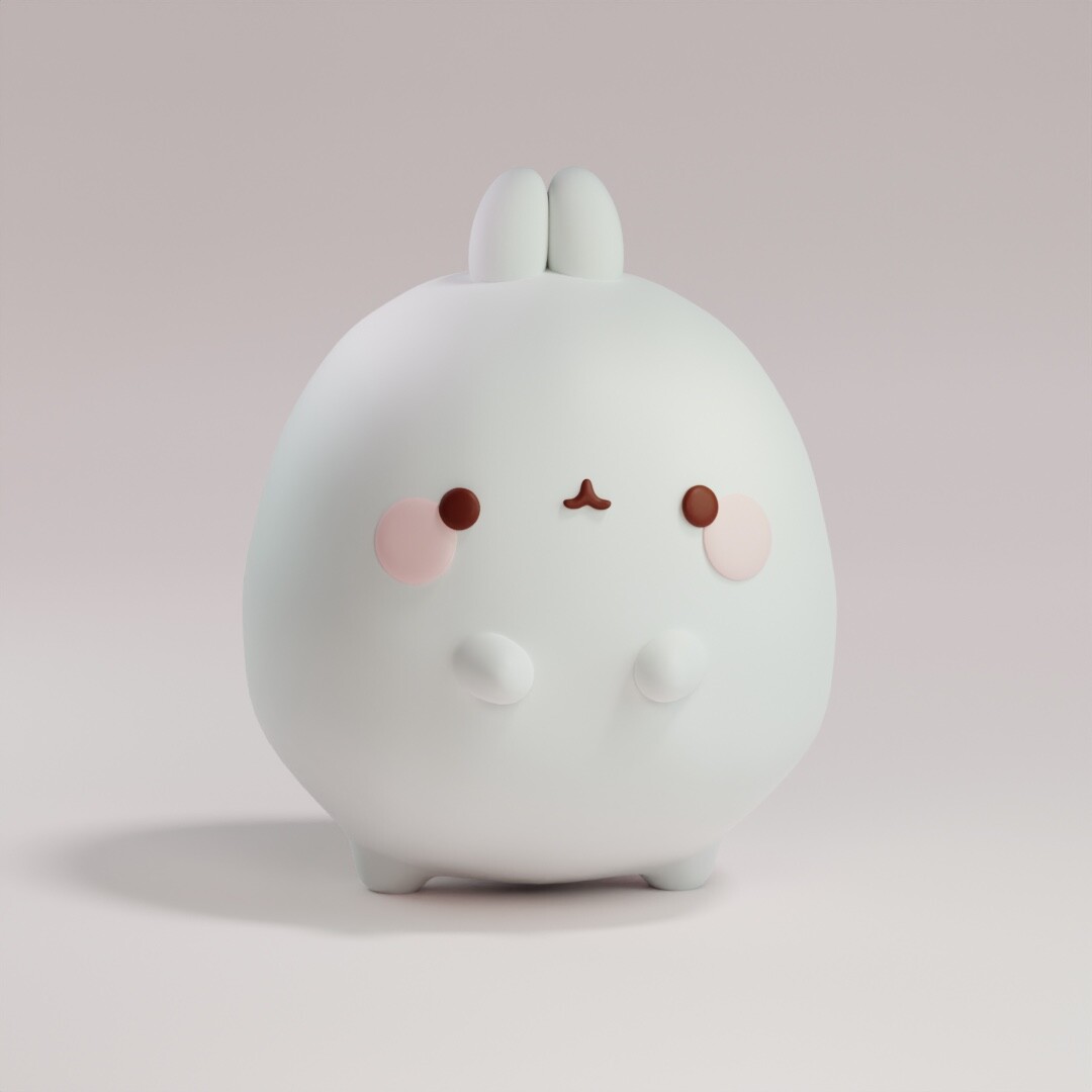 ArtStation - Molang 3D character model