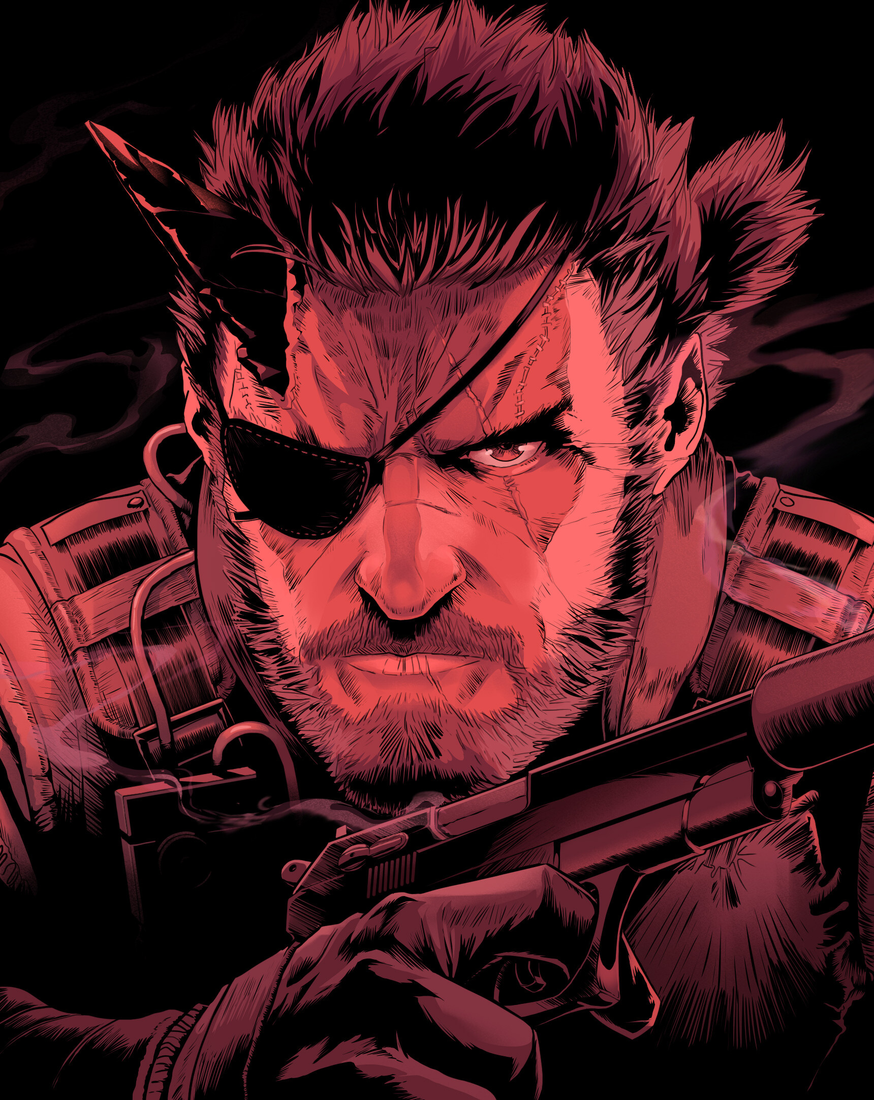 ArtStation MGSV Venom Snake