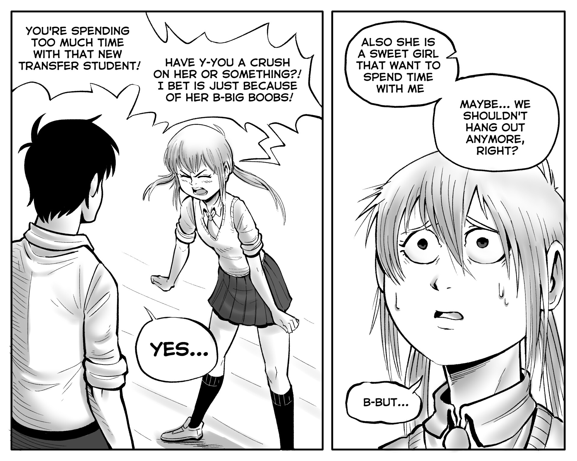 ROJAS Adrián Federico BAD Ending 1 (Tsundere)