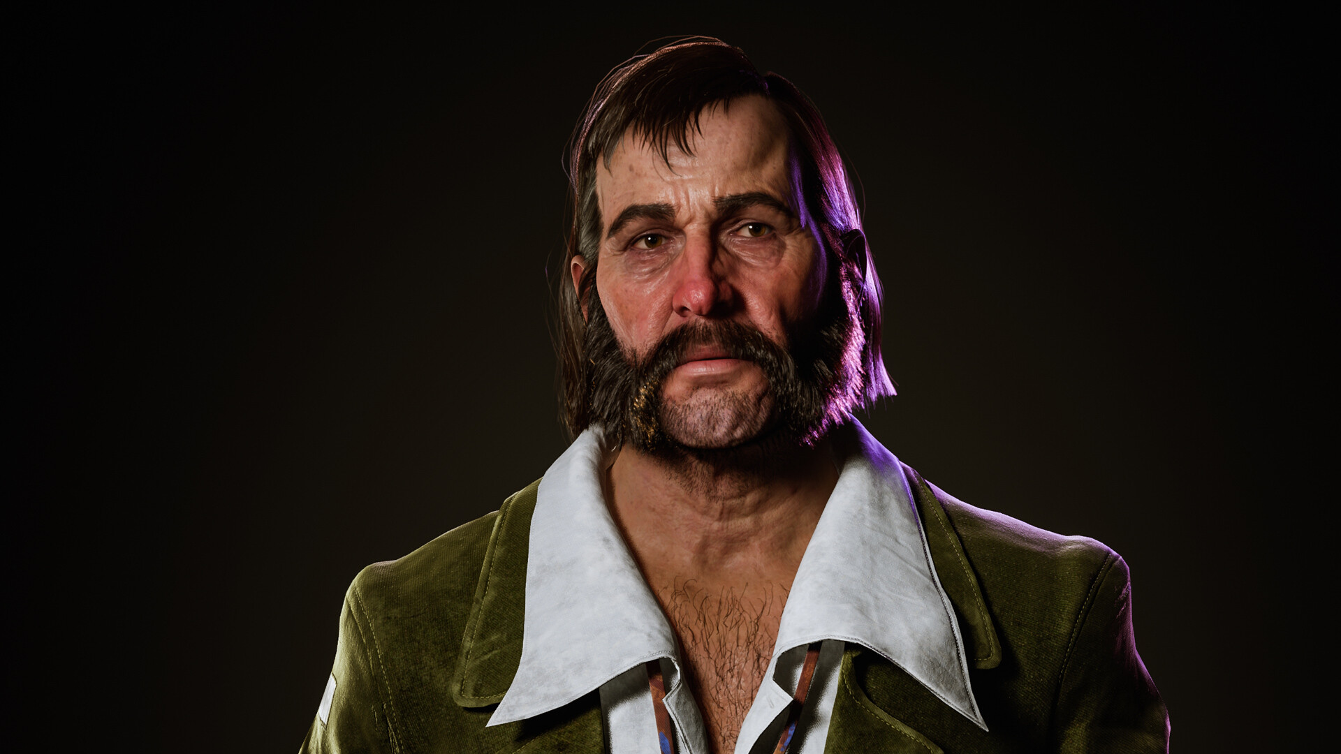 Freddy fazbear fan art in disco elysium style