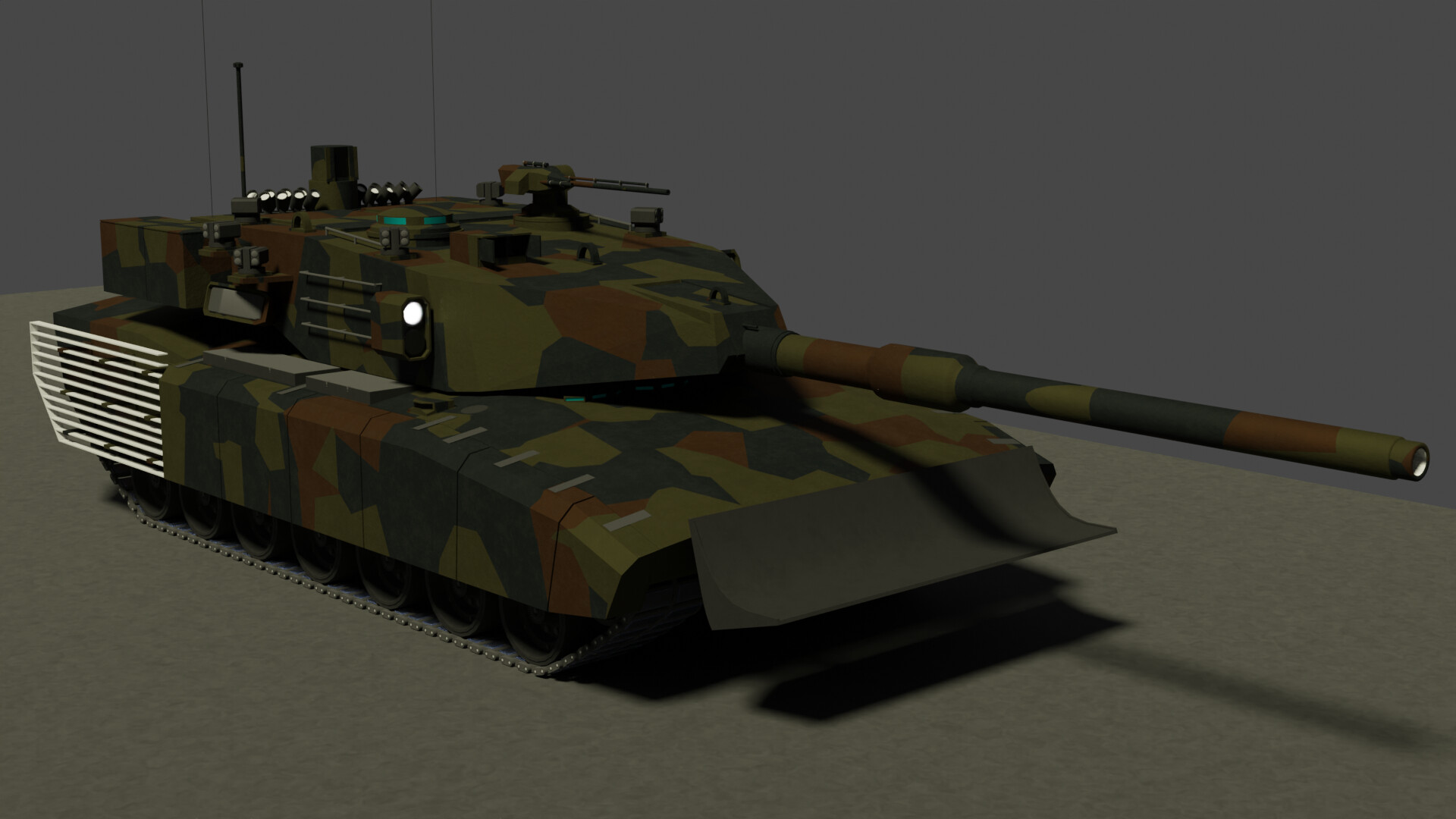 ArtStation Modern Tank Model