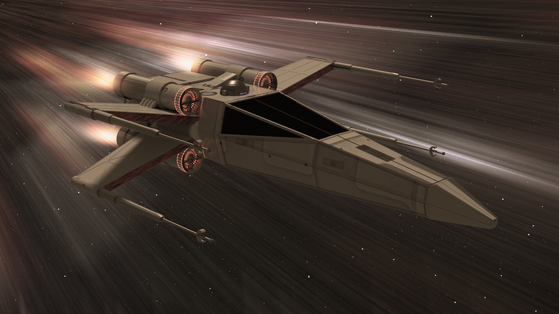 ArtStation - X Wing Starfighter.