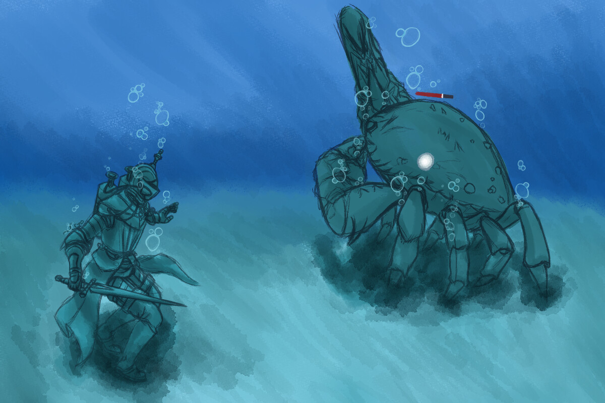 ArtStation Crab Boss Fight!