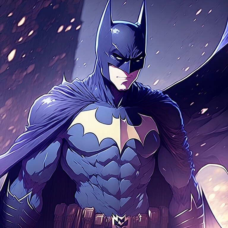 ArtStation Batman *anime style*