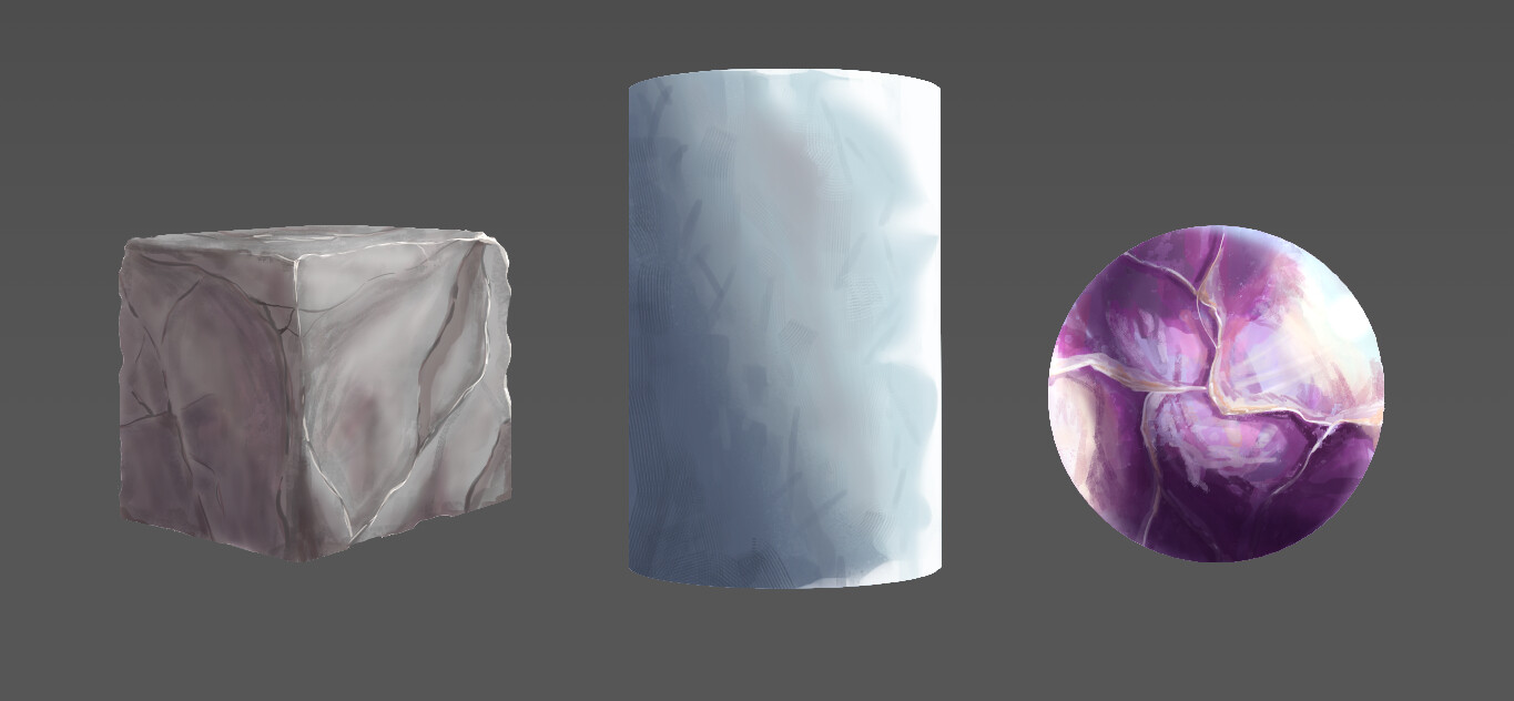 ArtStation - 2D practice materials and shading