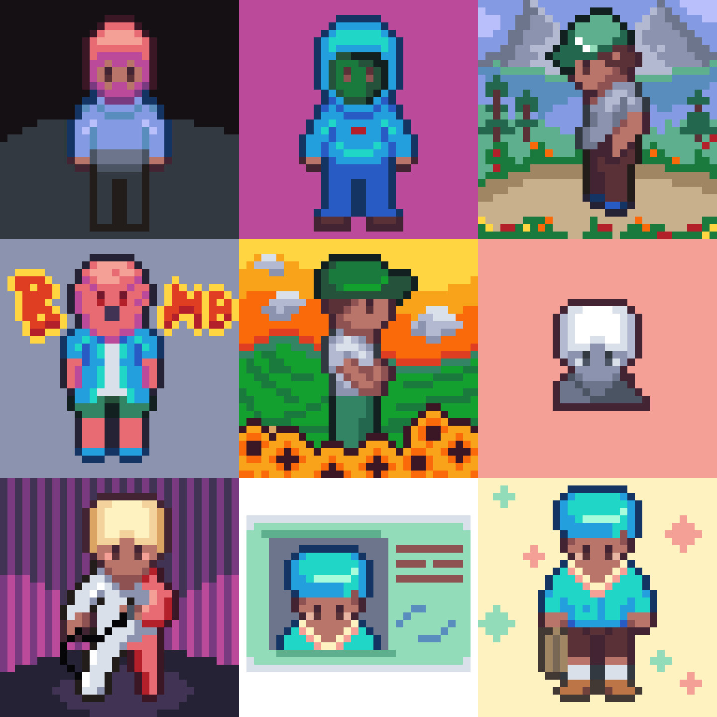 Every Tyler, the Creator album cover in the style of every Tyler