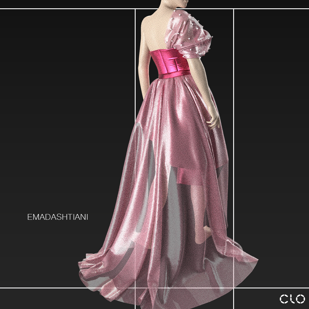 ArtStation Sweet Sixteen Party Dress N1 41 MarvelousDesigner CLO artstation-sweet-sixteen-party-dress-n1-41-marvelousdesigner-clo