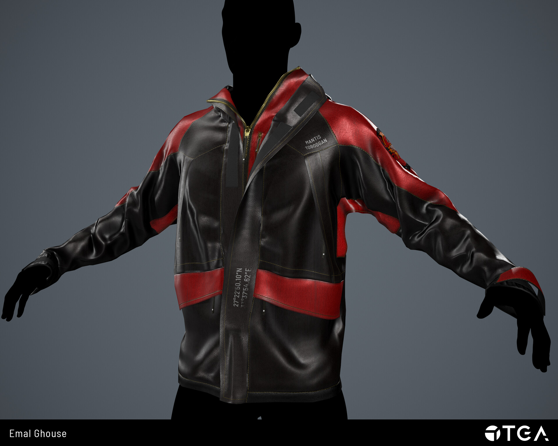 Leather store bape jacket