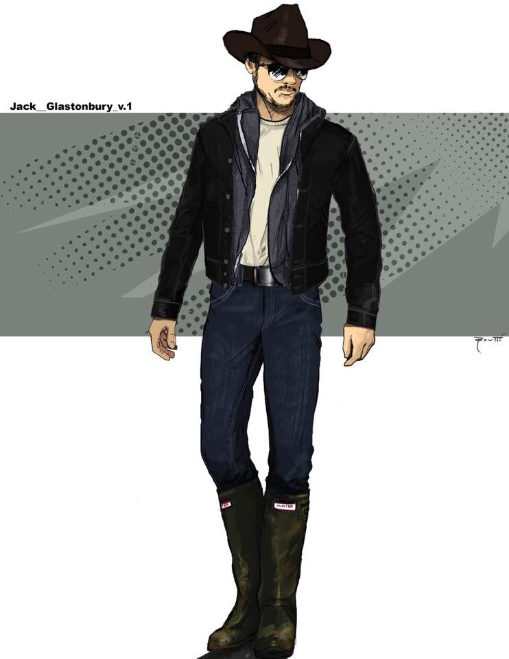 ArtStation Kingsman 2: The Golden Cirlce- Jack (Sportscoat)