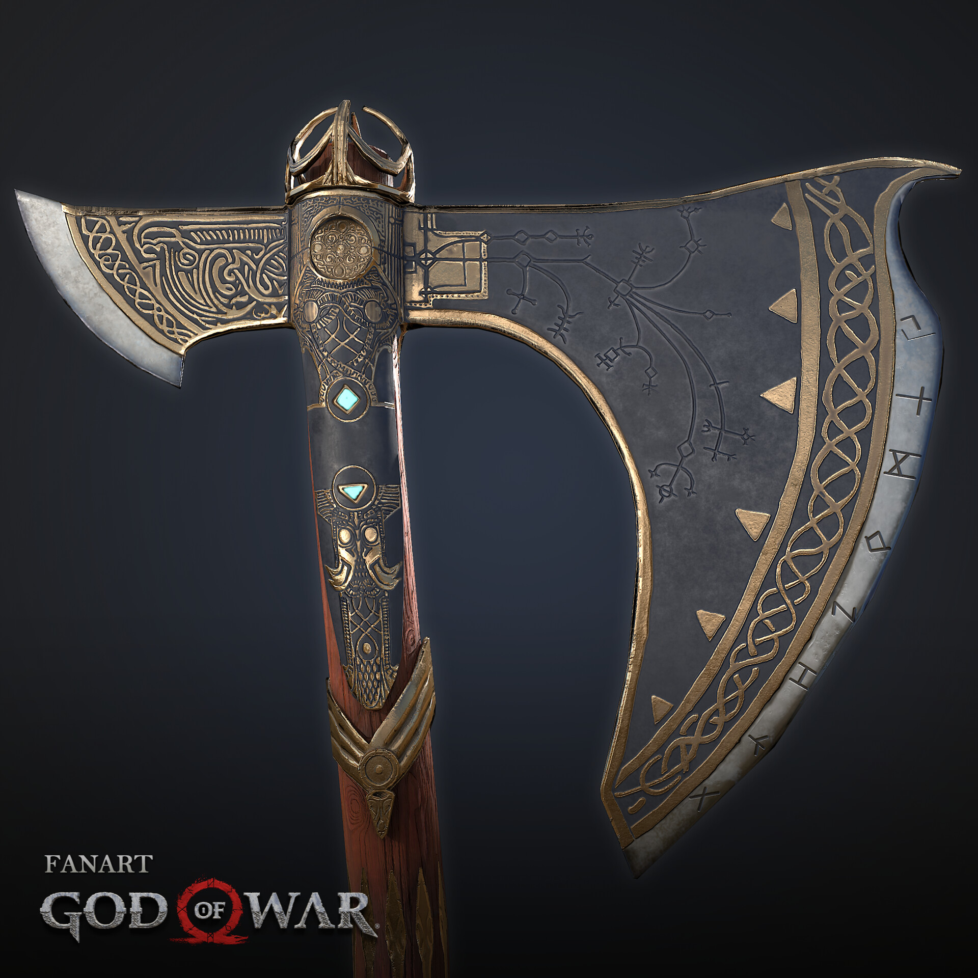 ArtStation Leviathan Axe
