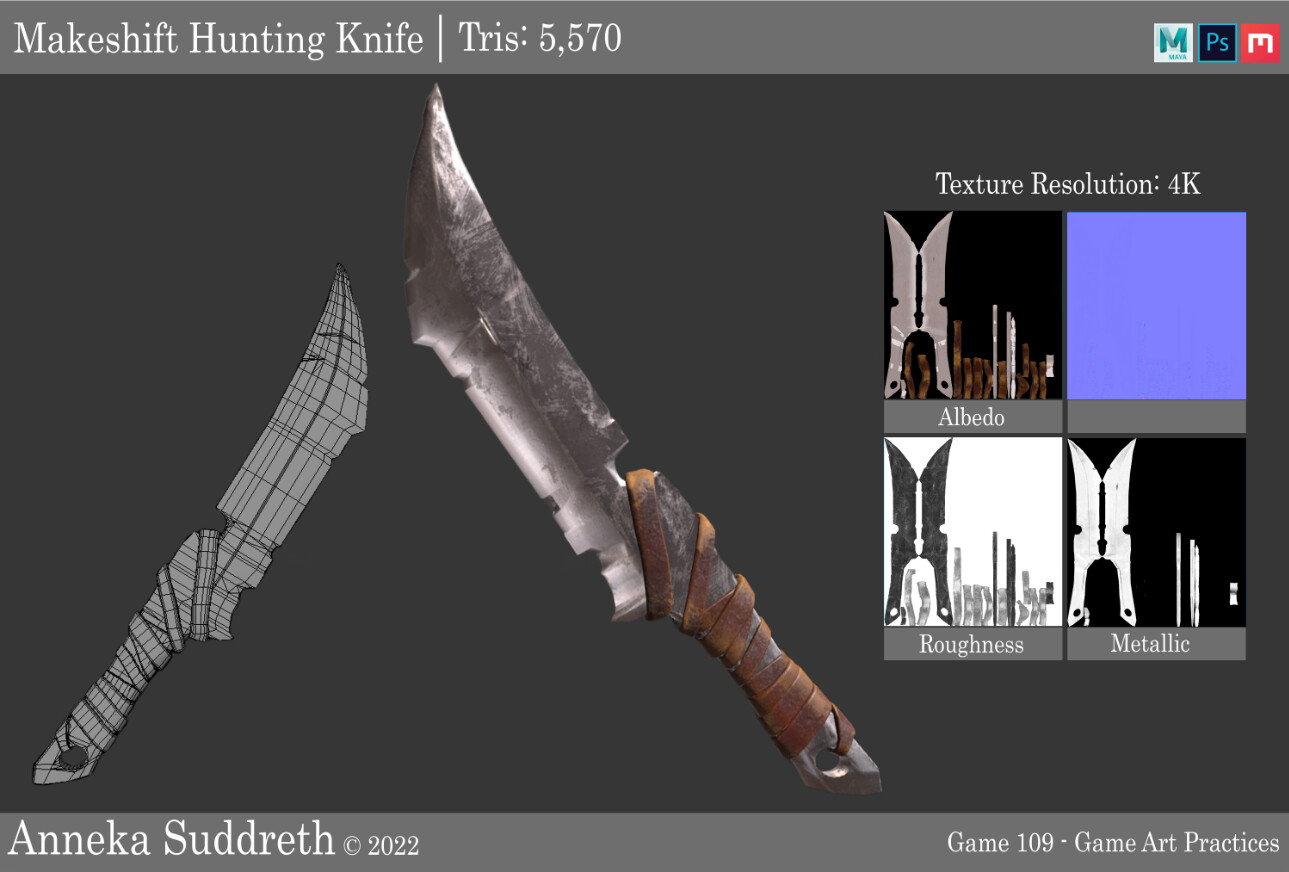 ArtStation Makeshift Hunting Knife