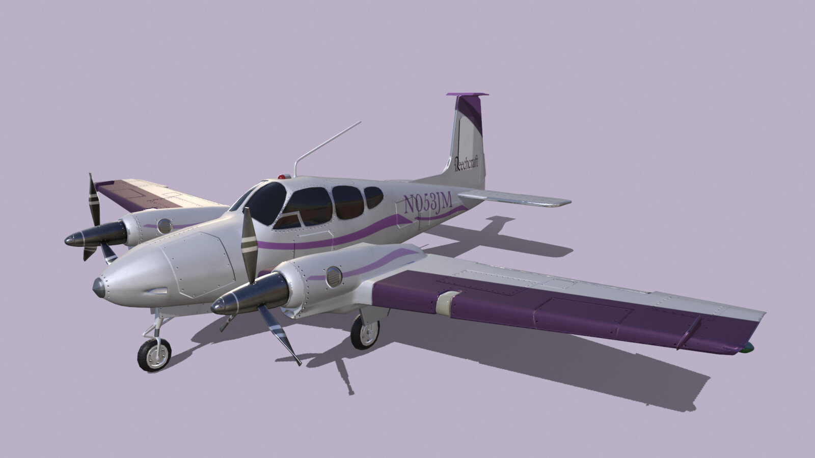 Beechcraft Turbo Travel Air Plane