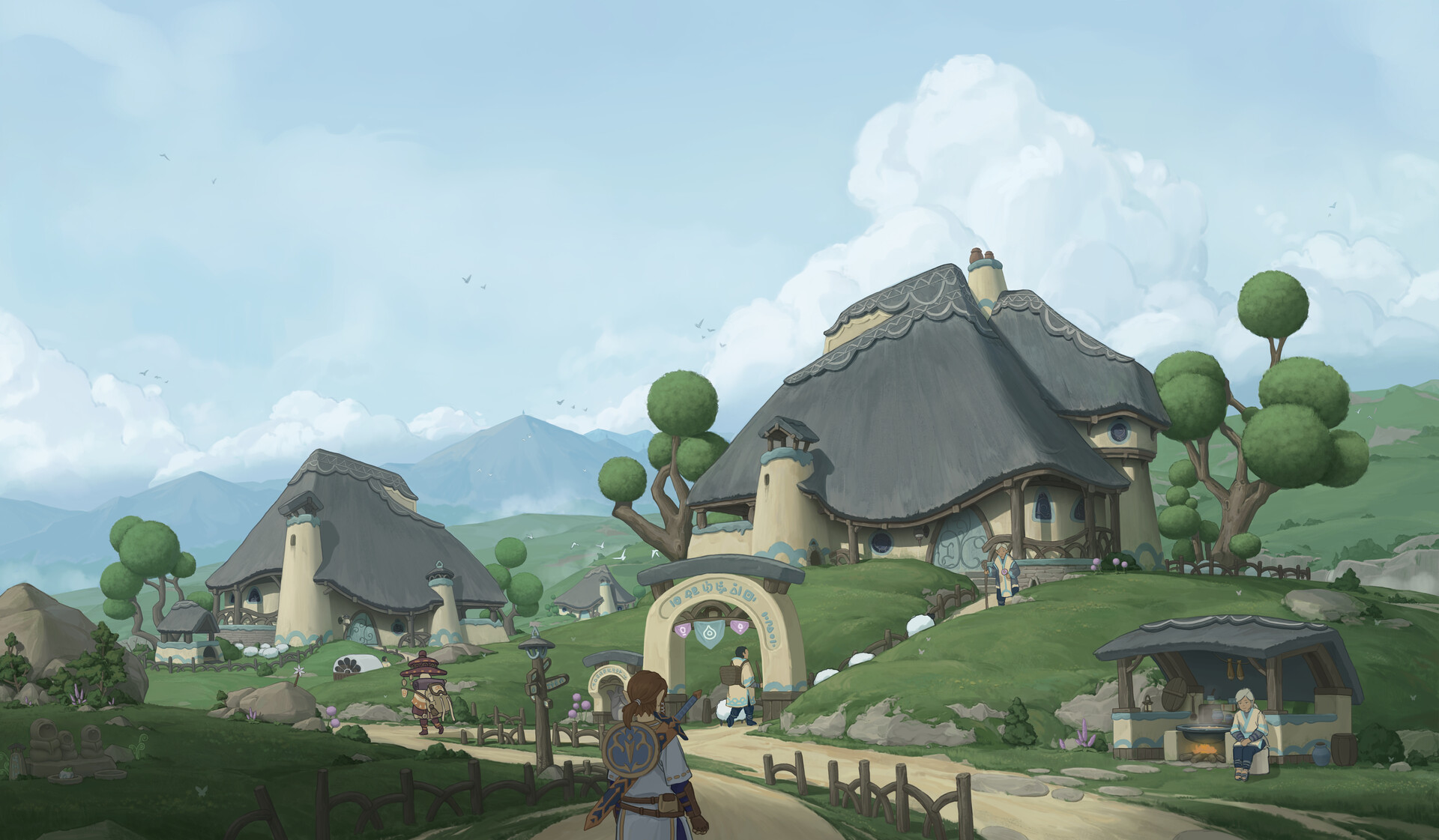 ArtStation 西西尔村