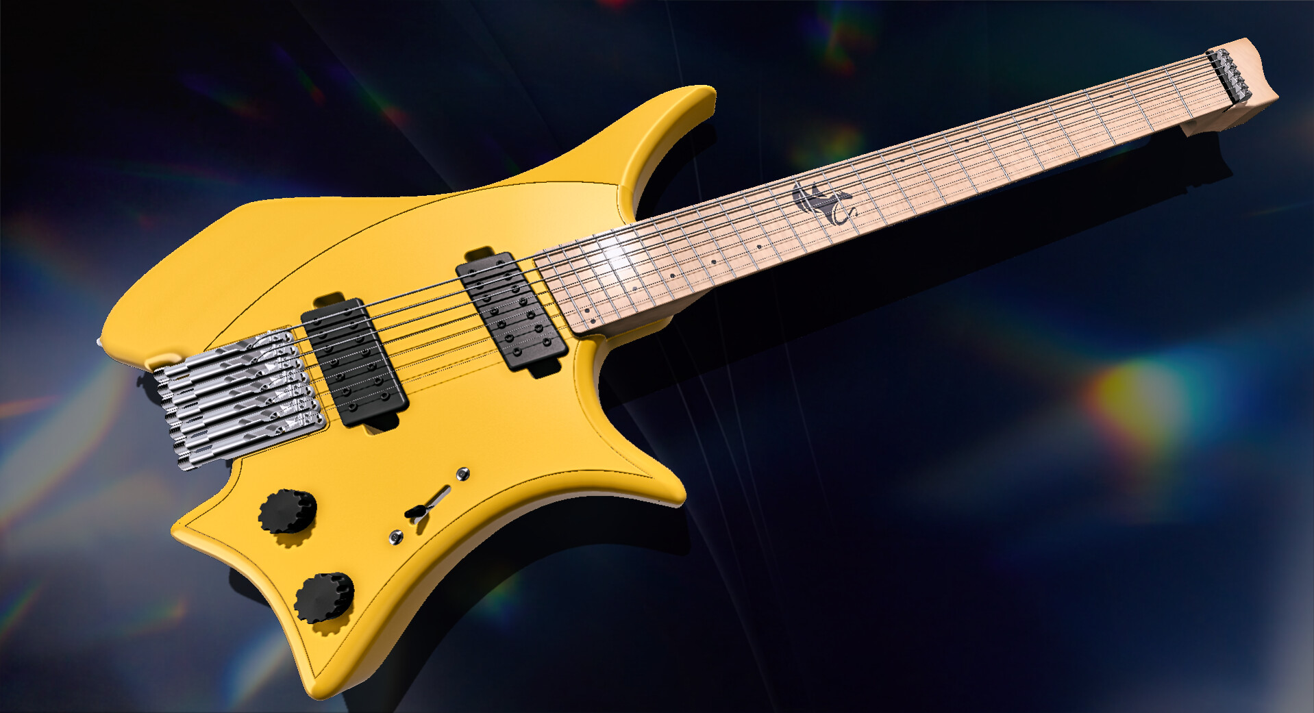 Headless multiscale outlet 7 string