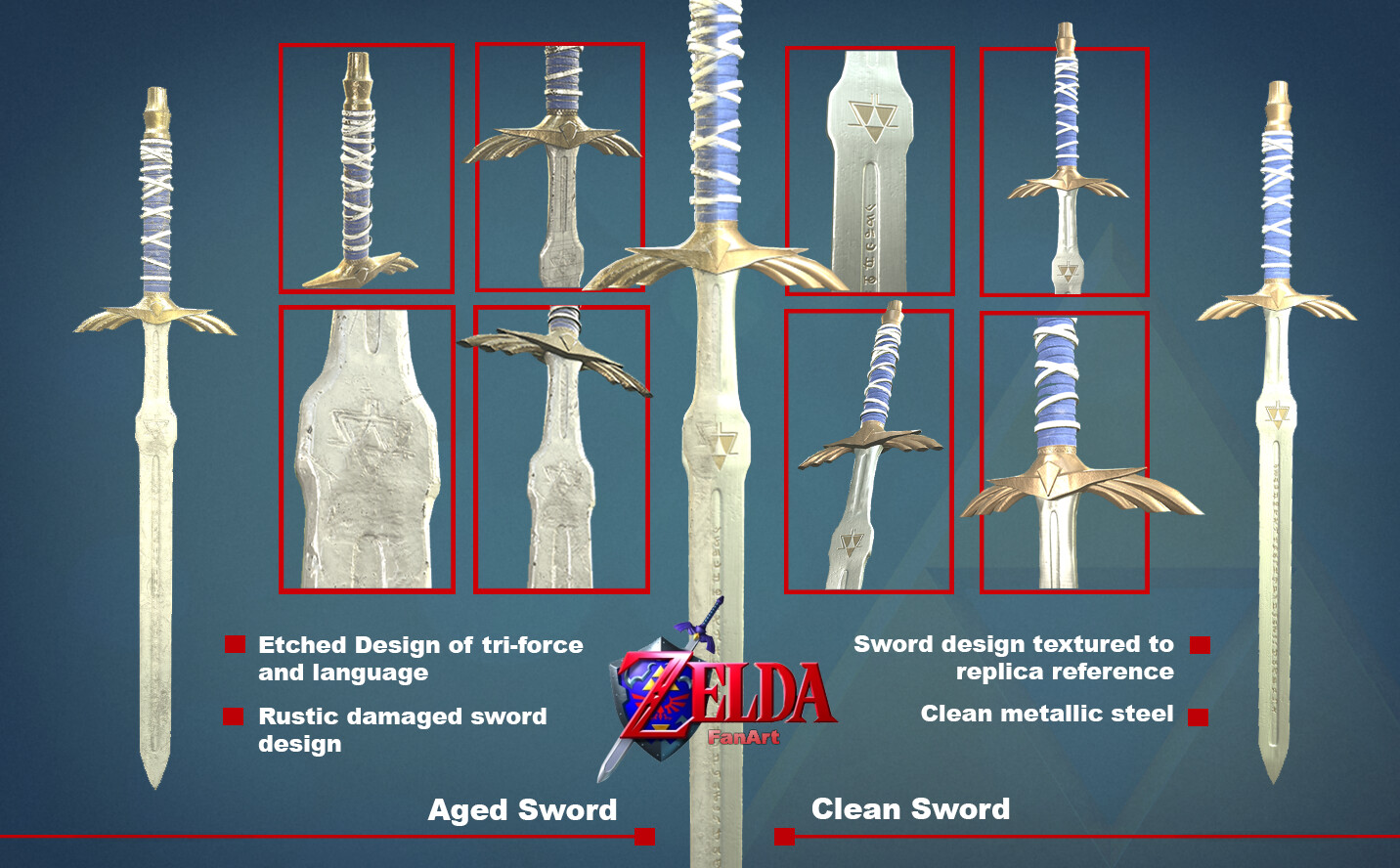 ArtStation - Master Sword - The Legend of Zelda : Breath of the Wild  (Fanart)