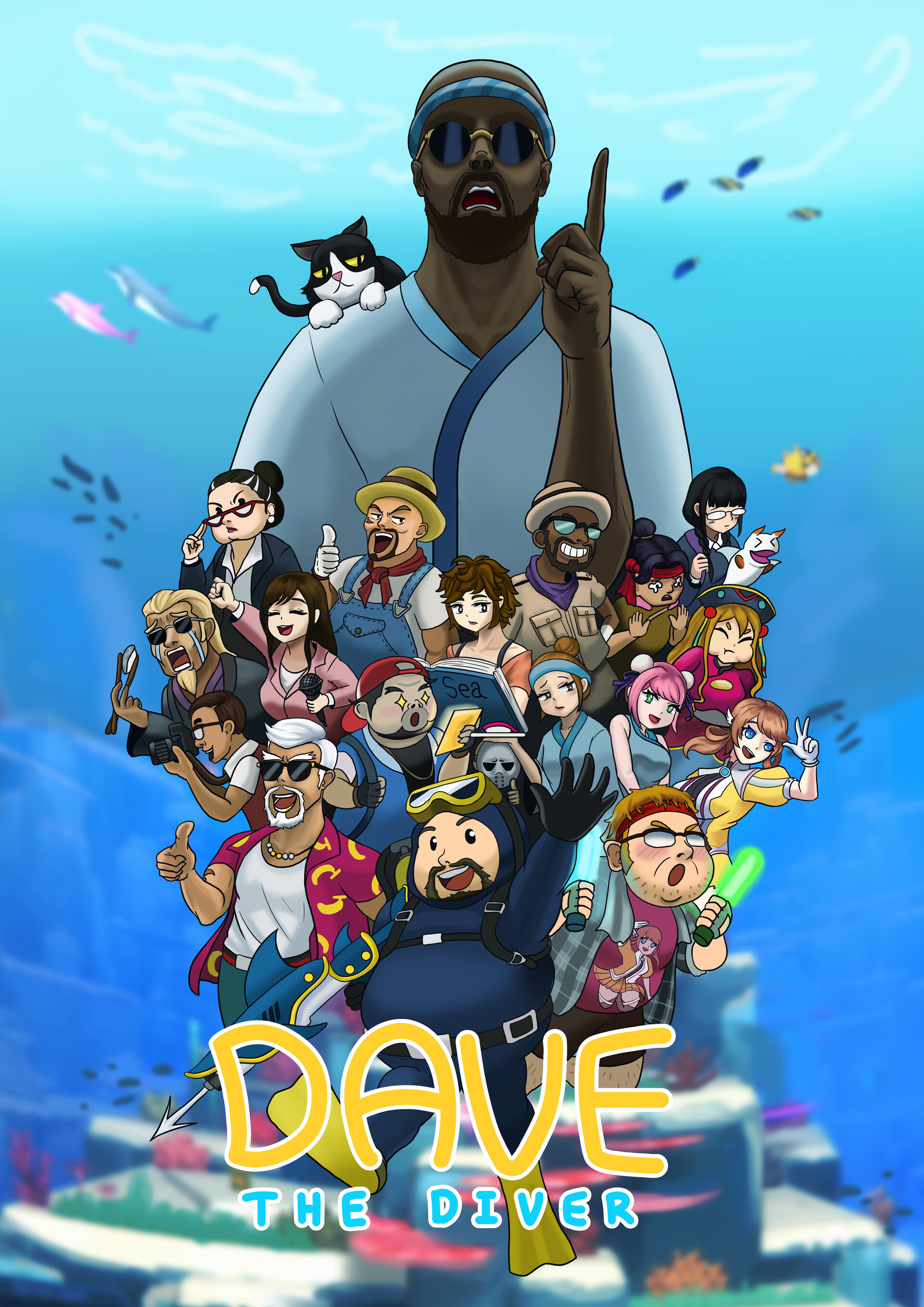 Dave the daver. Dave the Diver. Dave the Diver игра обложка. Dave the Diver Ellie. Dave the Diver: Deluxe Edition.