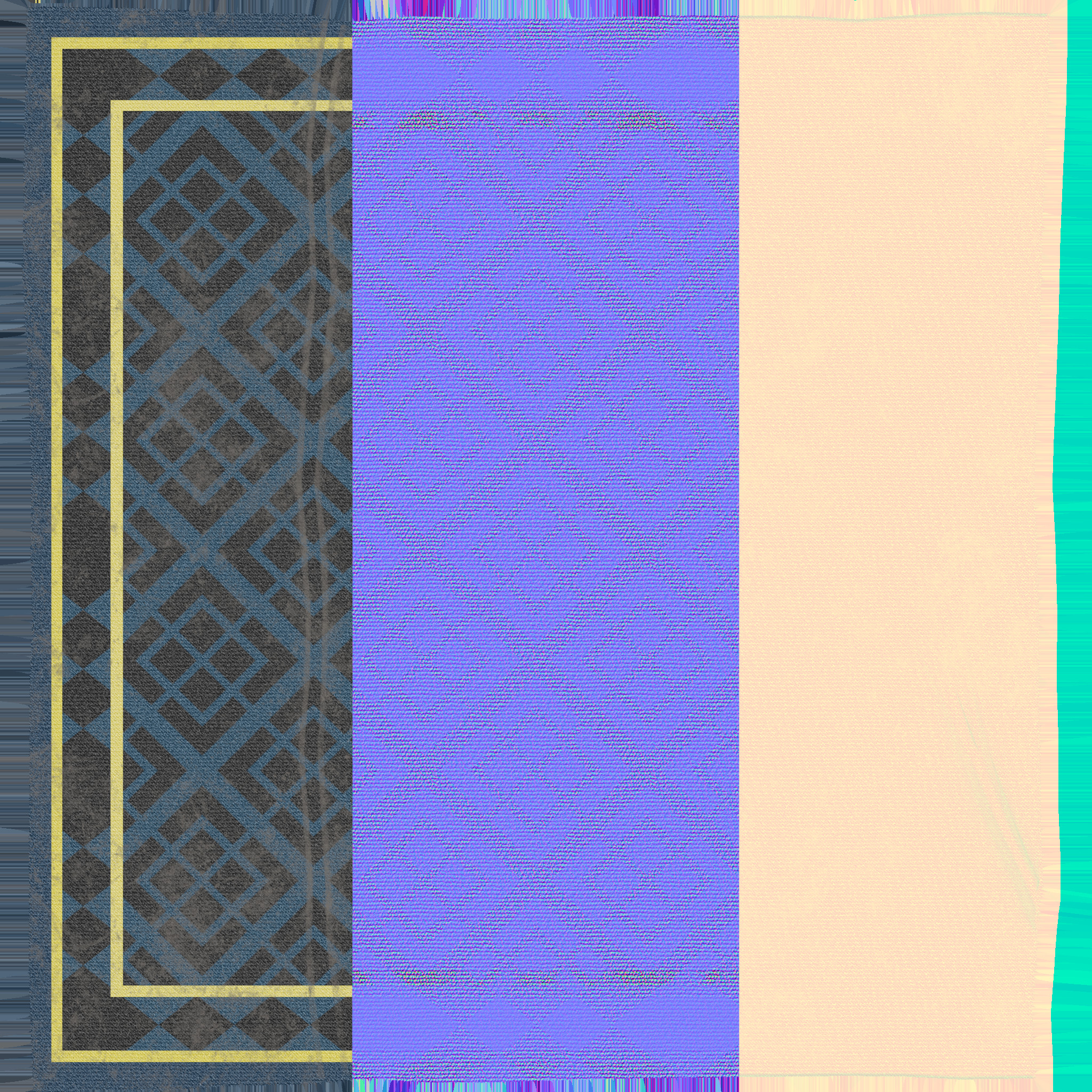 Texture maps for the rug