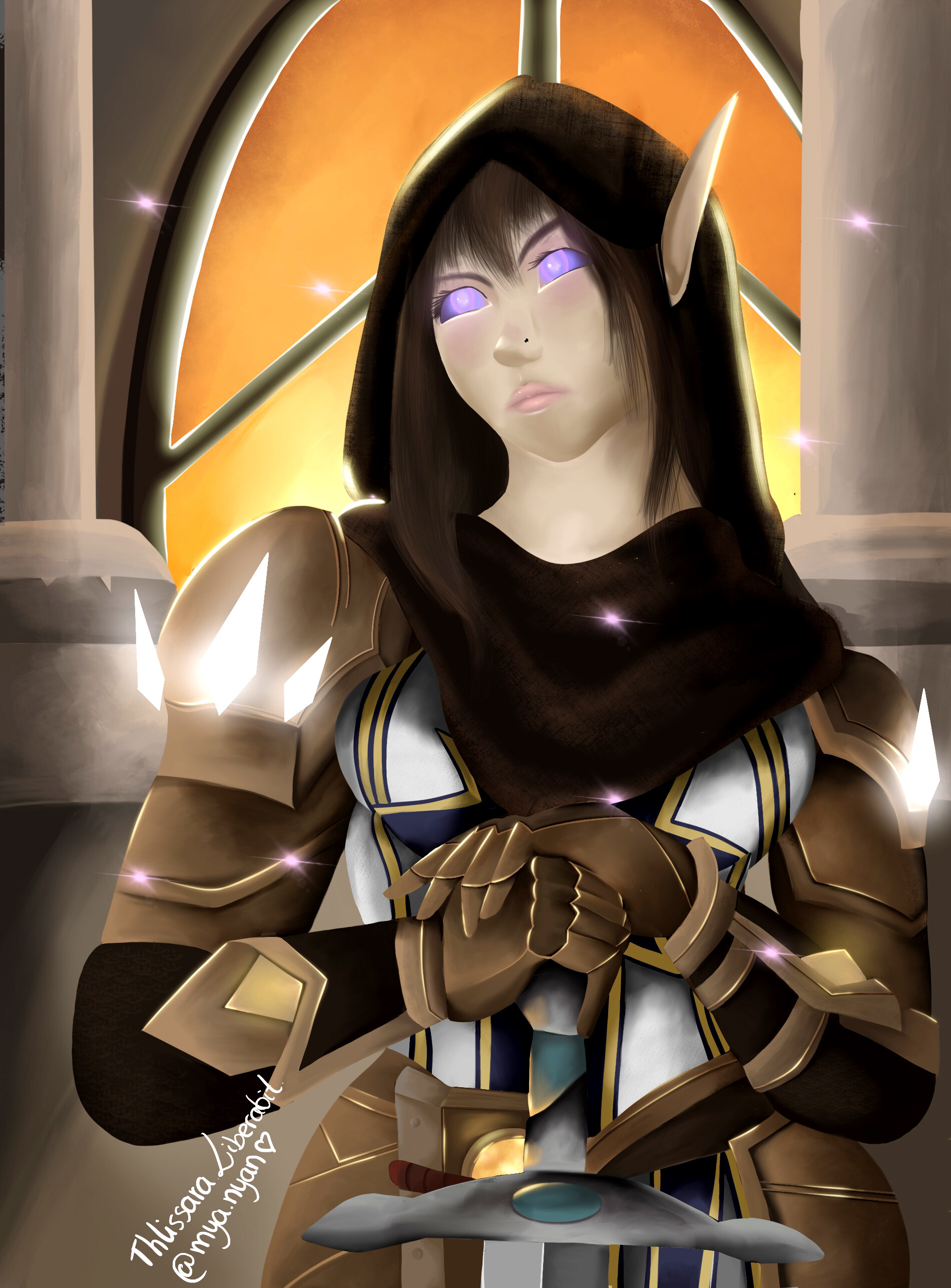 ArtStation Thlissara Liberabit. Light's hope Chapel