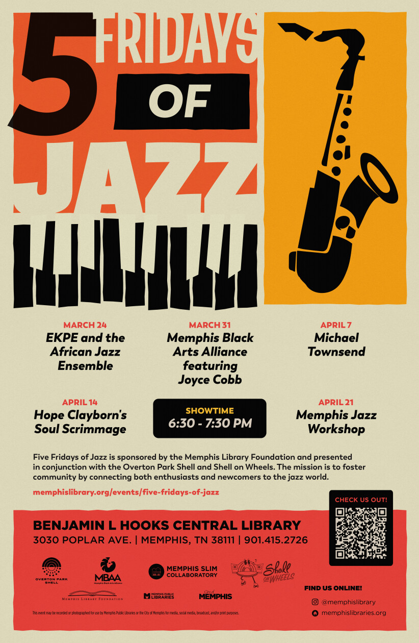 5 Fridays of Jazz event poster