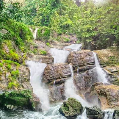 Akshath rao deep forest waterfall