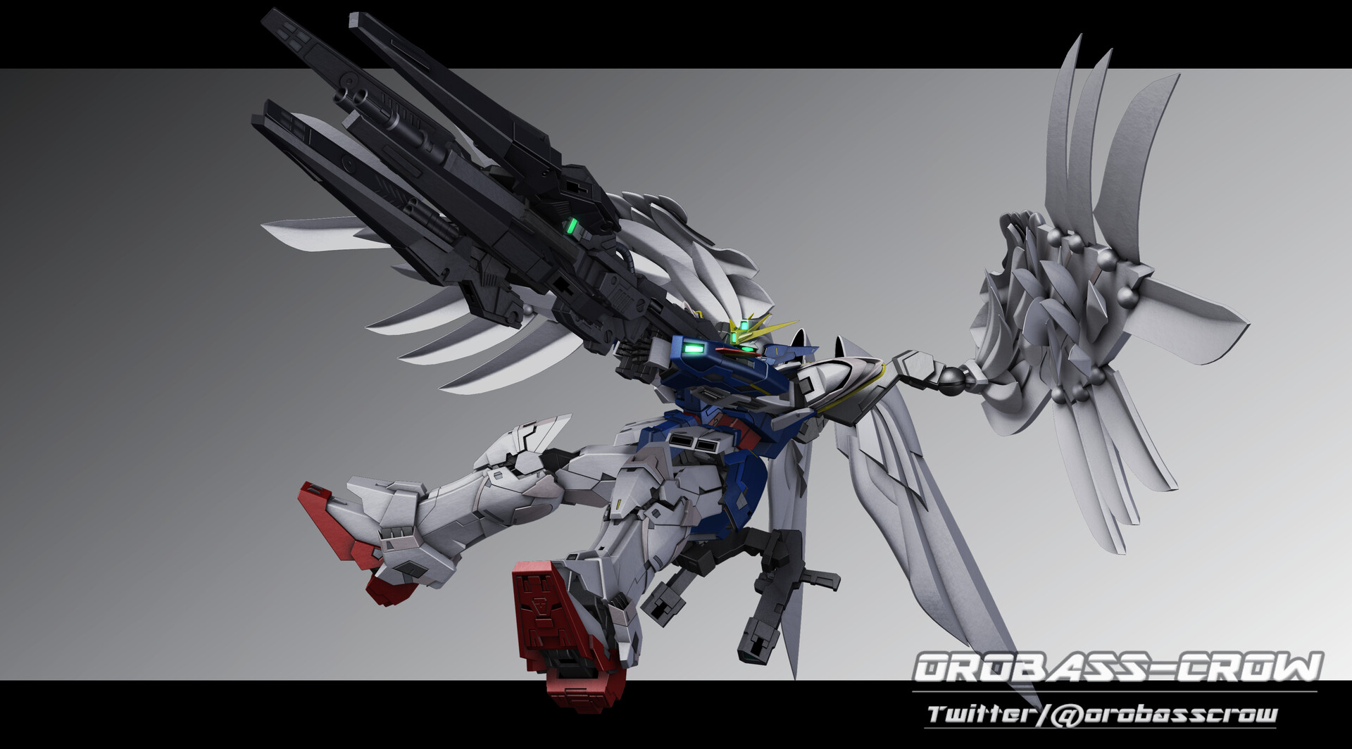 ArtStation - □3D MODEL□ XXXG-00W0【WING GUNDAM ZERO EW】