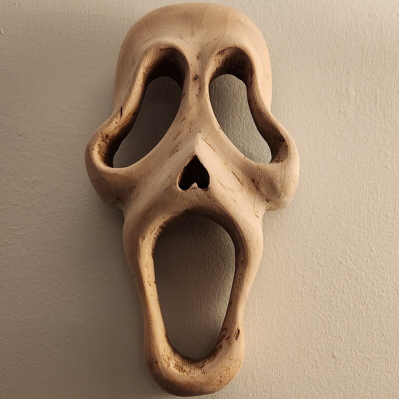 Scream - Wooden Mask
